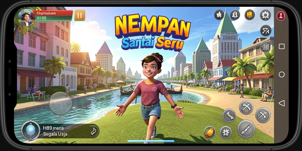 Screenshot utama H89 menampilkan gameplay yang mengasyikan dan penuh warna.