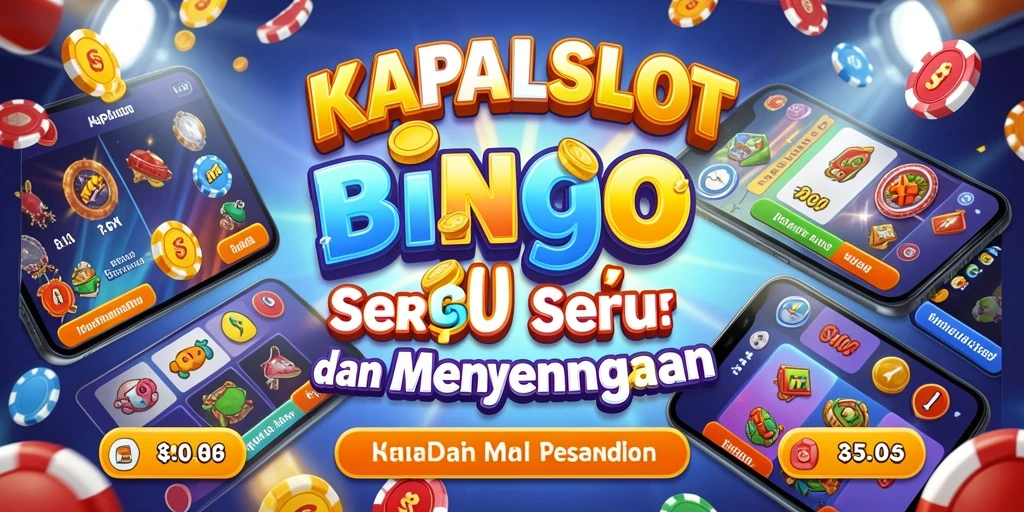 Tampilan gameplay seru KAPALSLOT dengan suasana Bingo yang menyenangkan.