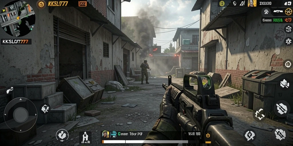 Tampilan gameplay mendebarkan dari KKSLOT777 yang penuh aksi.
