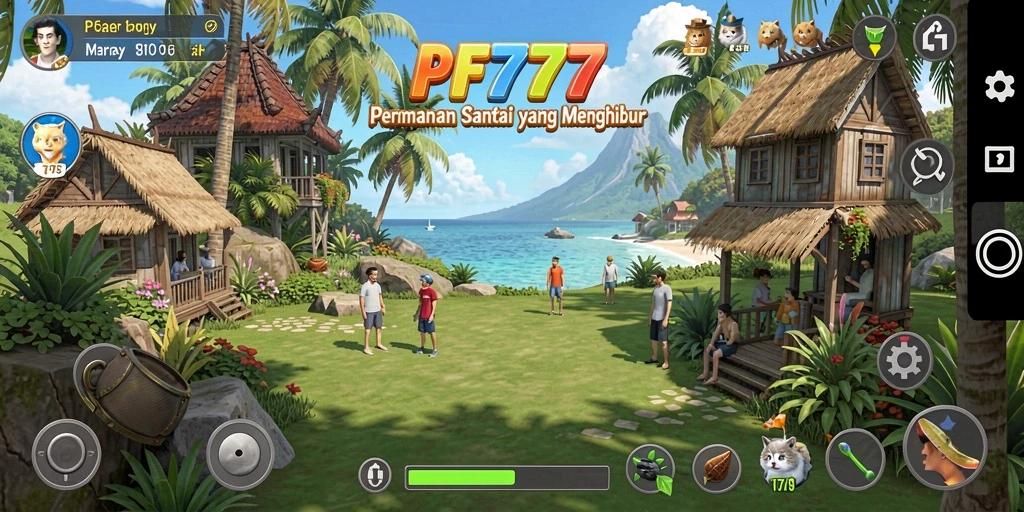 Screenshot gameplay PF777 yang menggambarkan keasyikan bermain.