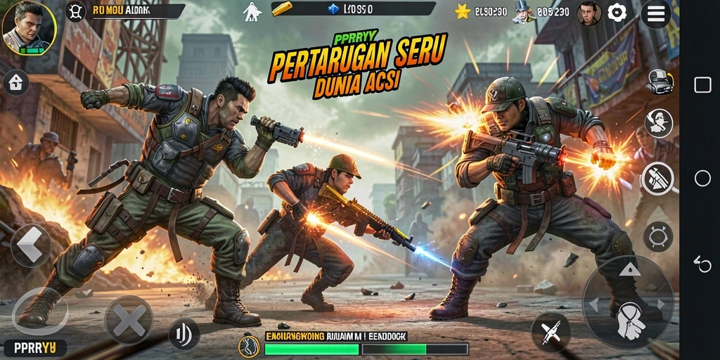 Tangkapan layar gameplay menarik dari PPRRYY dengan aksi mendebarkan.