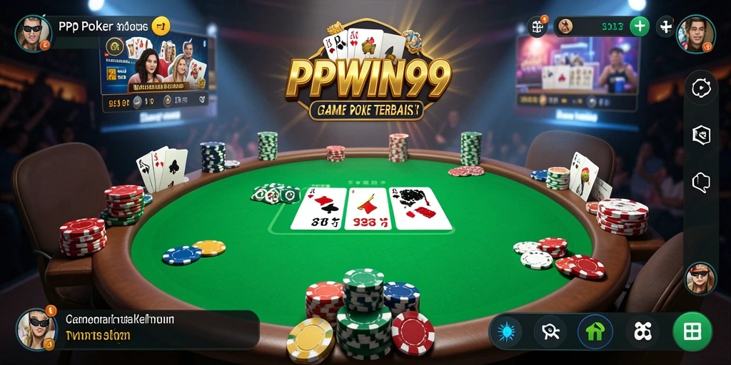 Screenshot utama PPWIN99 menampilkan pengalaman gameplay Poker yang seru.